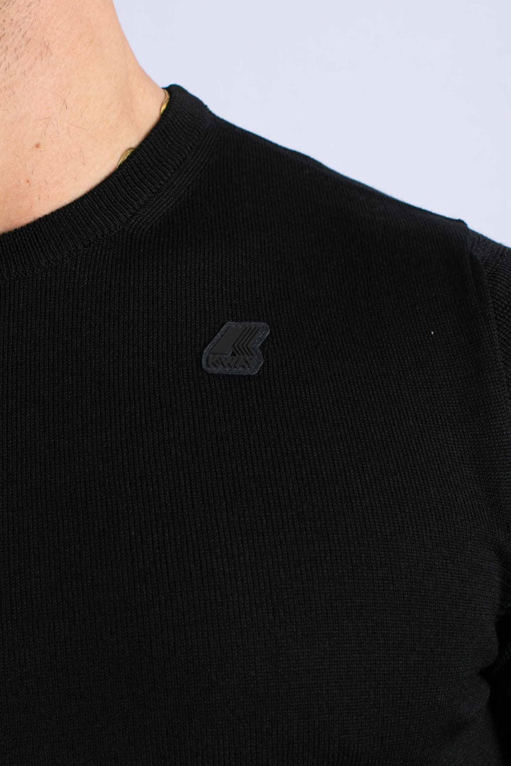 Maglia Sebastien merino black pure