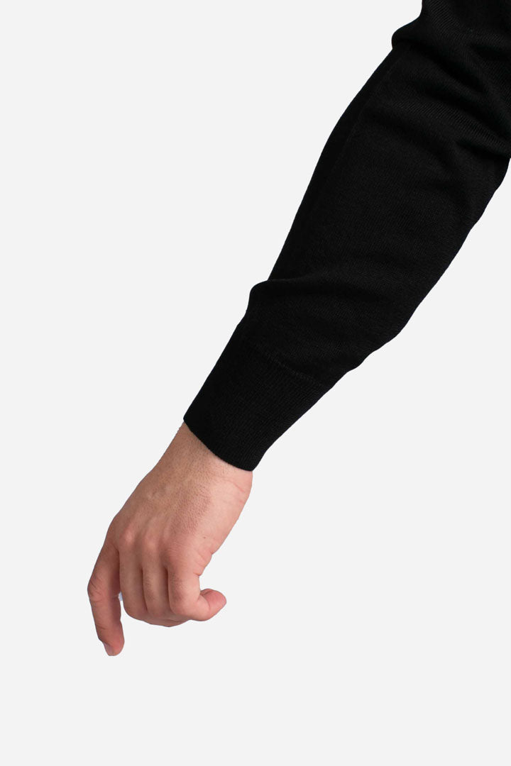 Maglia Sebastien merino black pure