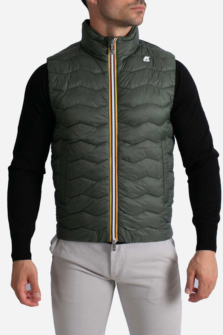 Gilet VALEN QUILTED WARM green blackish