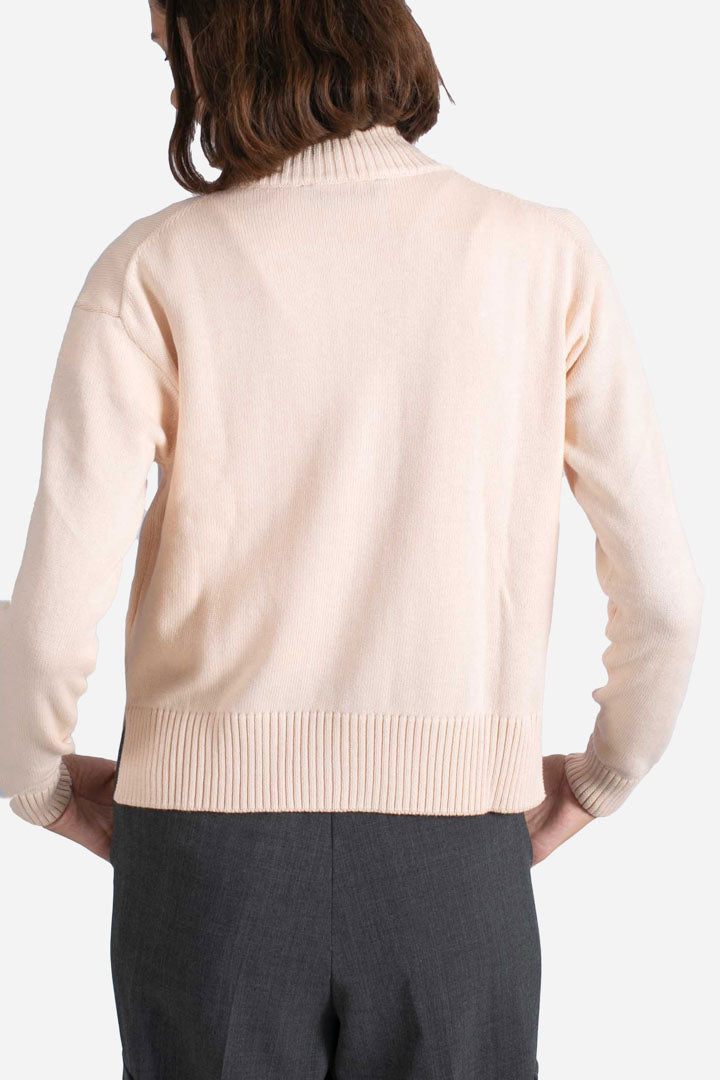 Maglia cardigan betinne cotton cashmere pink dirty