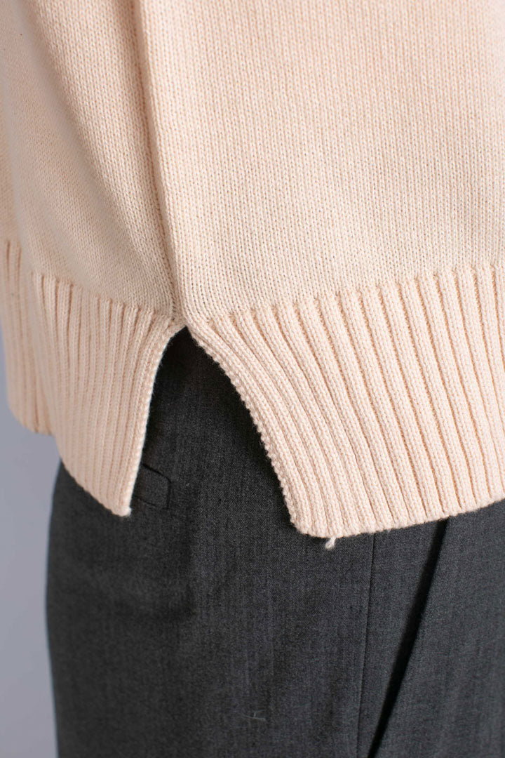 Maglia cardigan betinne cotton cashmere pink dirty