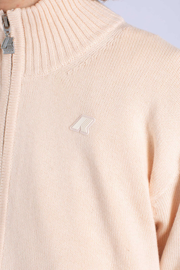 Maglia cardigan betinne cotton cashmere pink dirty