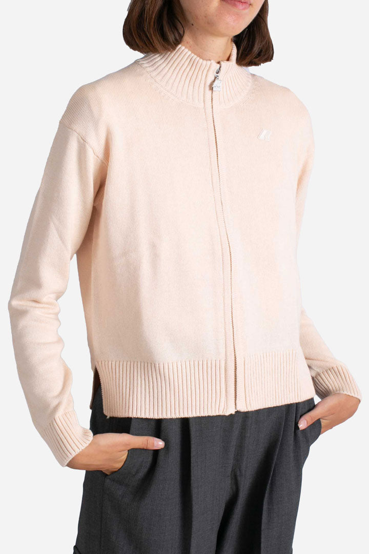 Maglia cardigan betinne cotton cashmere pink dirty