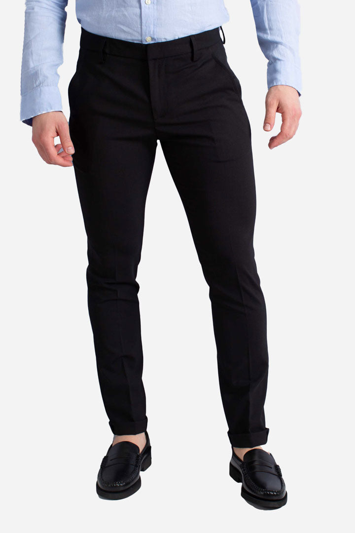 Pantalone Gaubert in fresco di lana nero