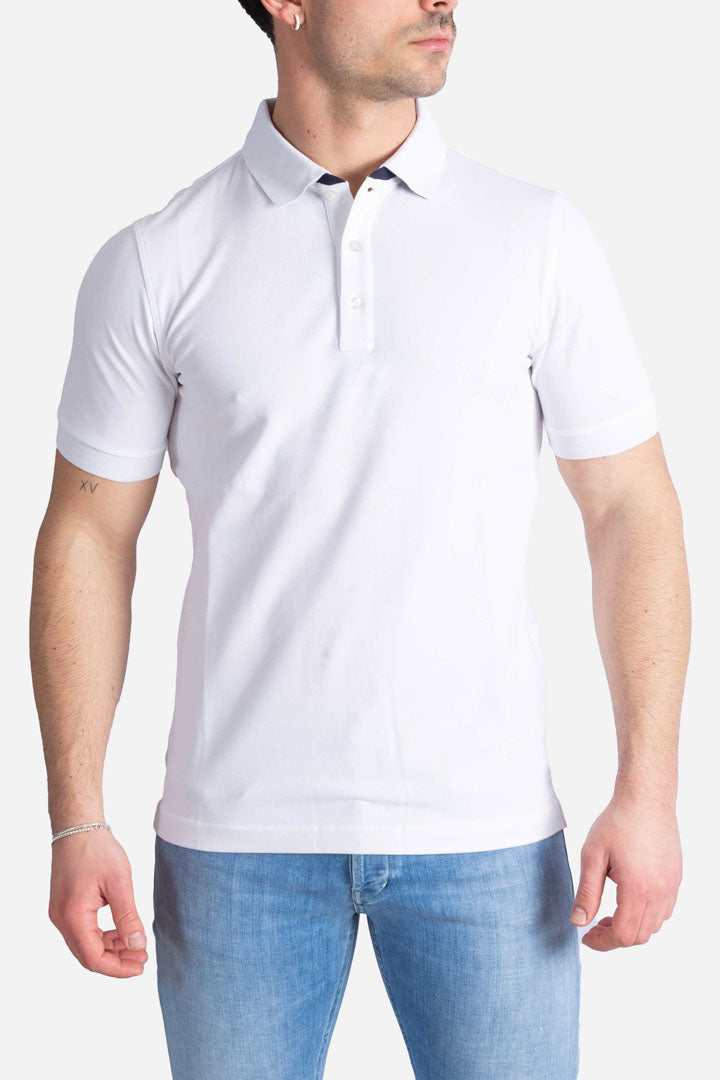 Polo Stretch bianco