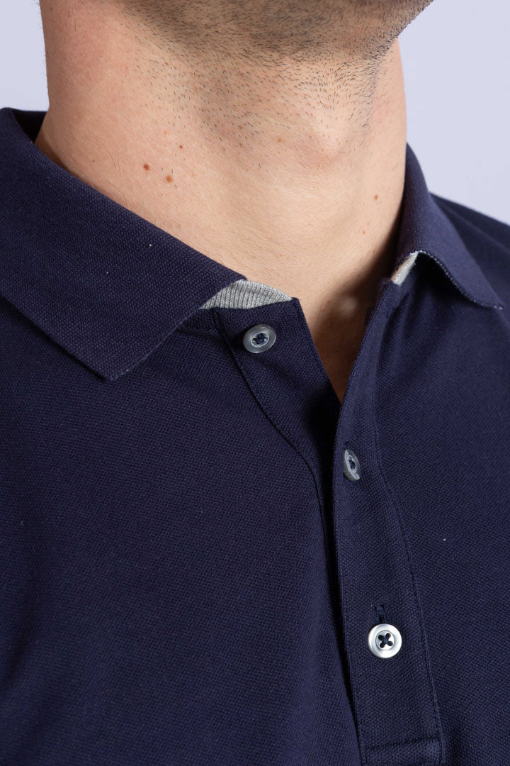 Polo Stretch blu