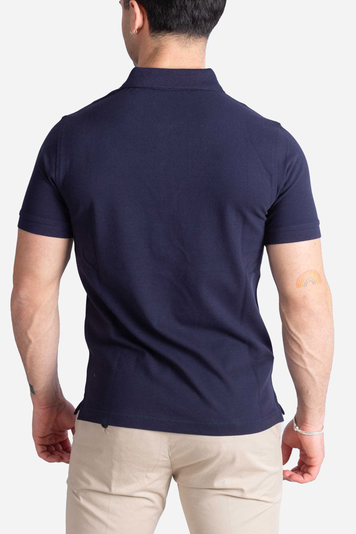 Polo Stretch blu