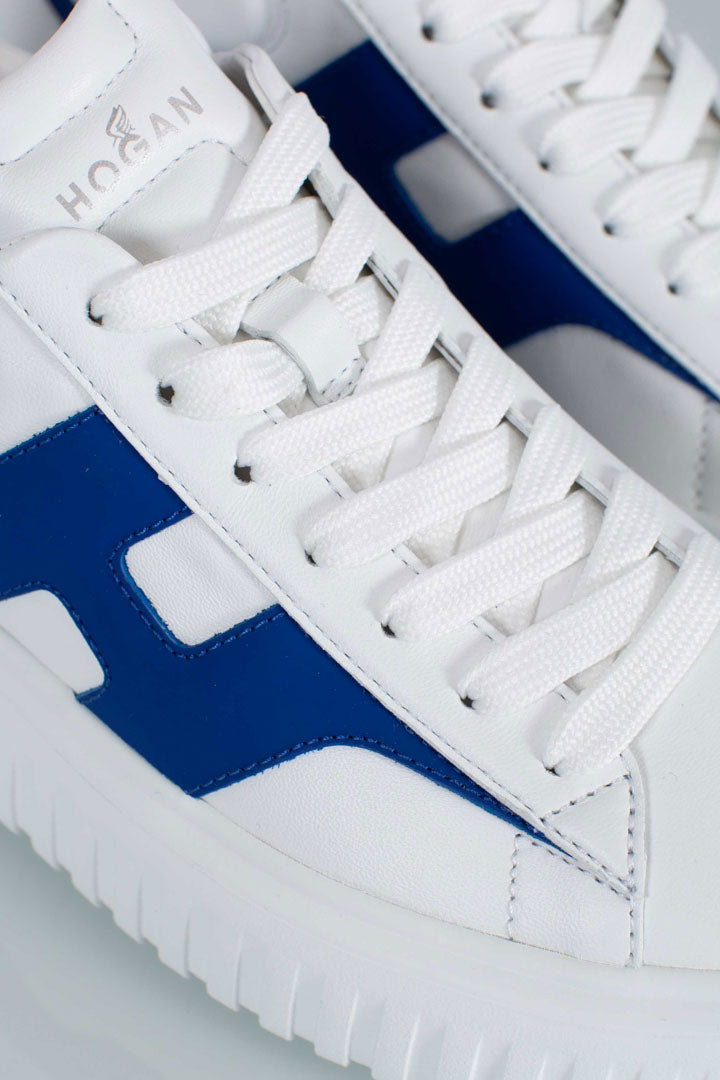 Sneakers H-Stripes bianco blu
