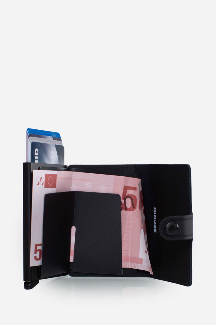 Porta carte Miniwallet Matte Black