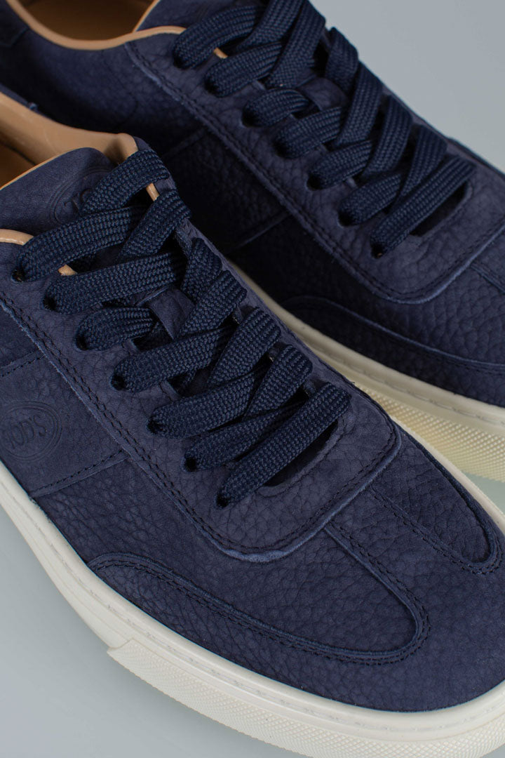 Sneakers in nabuk blu